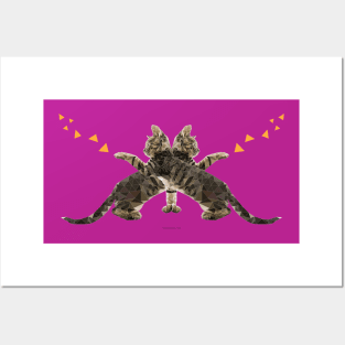 Butterfly Cat Posters and Art